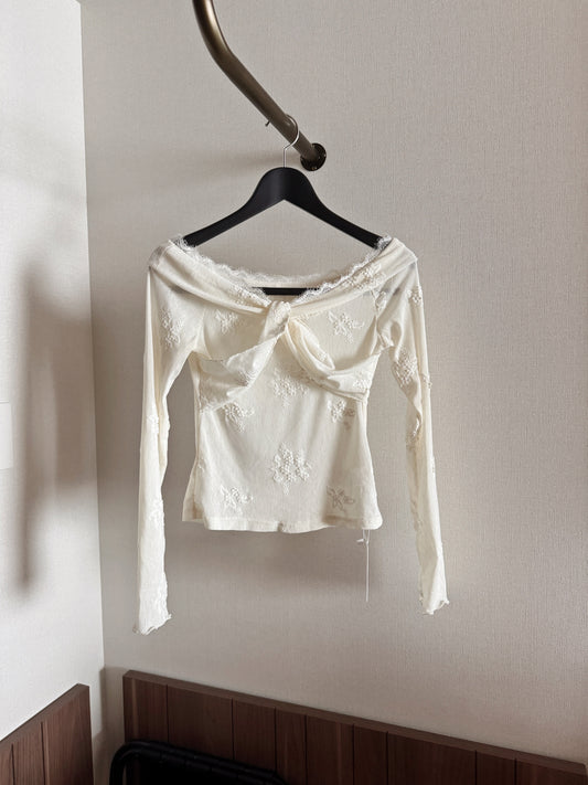 V lace top