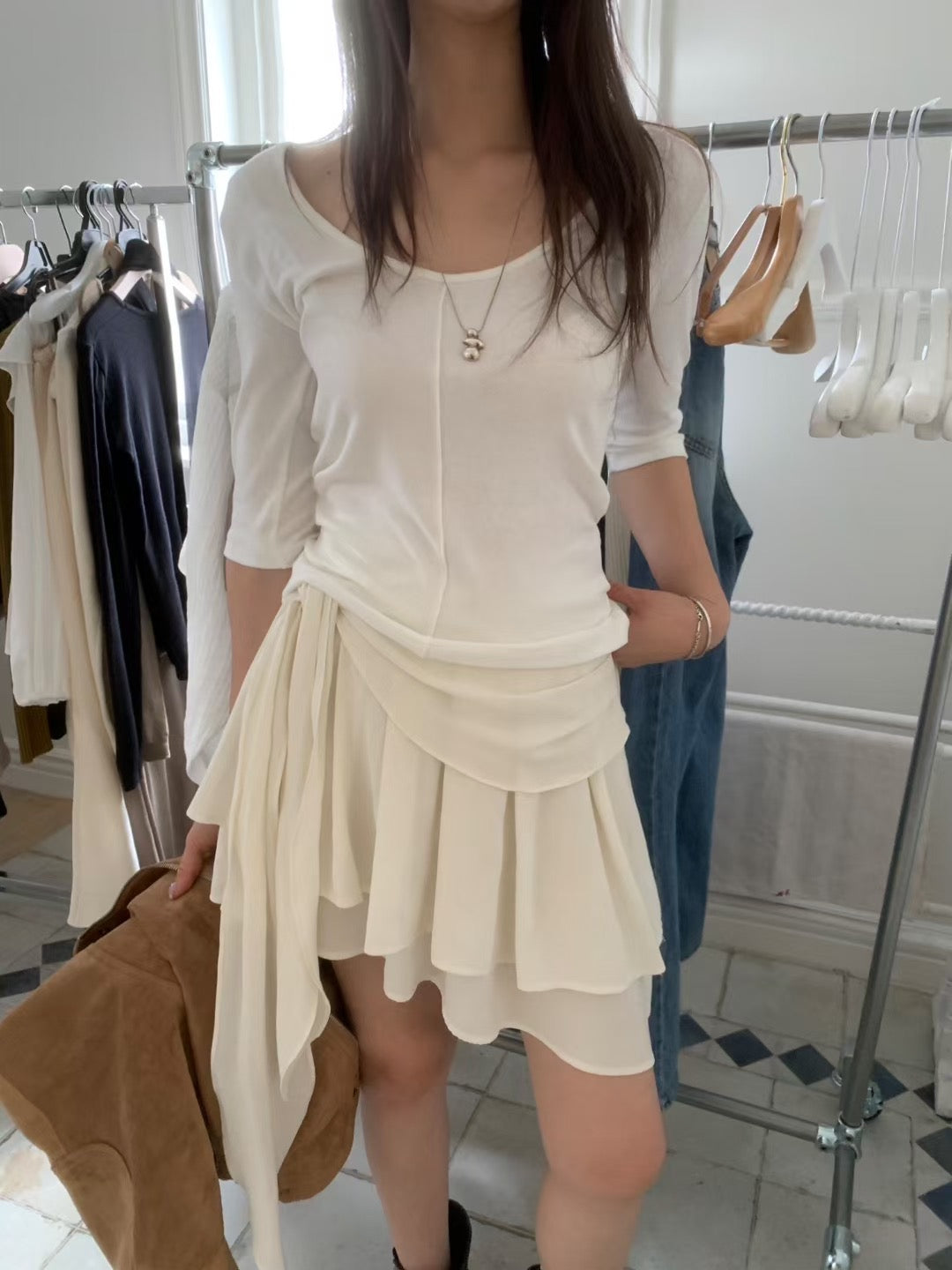La la ladder layered, skirt