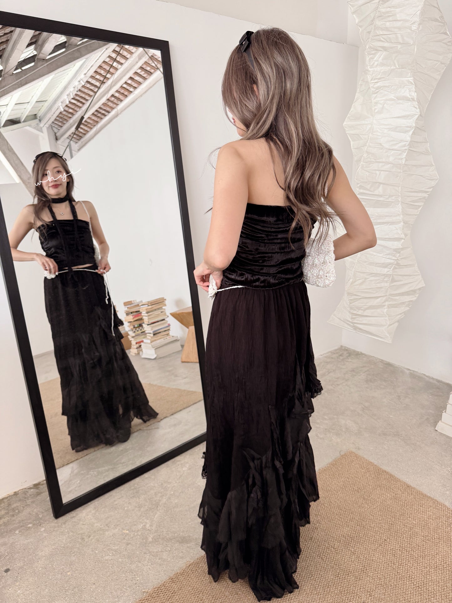 Athena maxi skirt(2 colors)