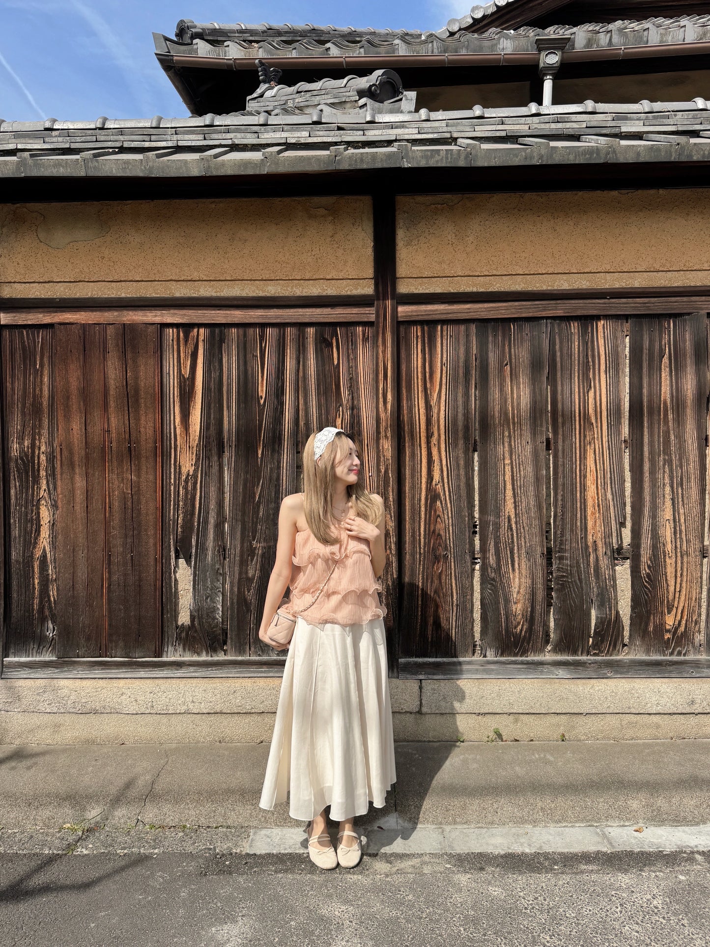 My favorite apricot blouse