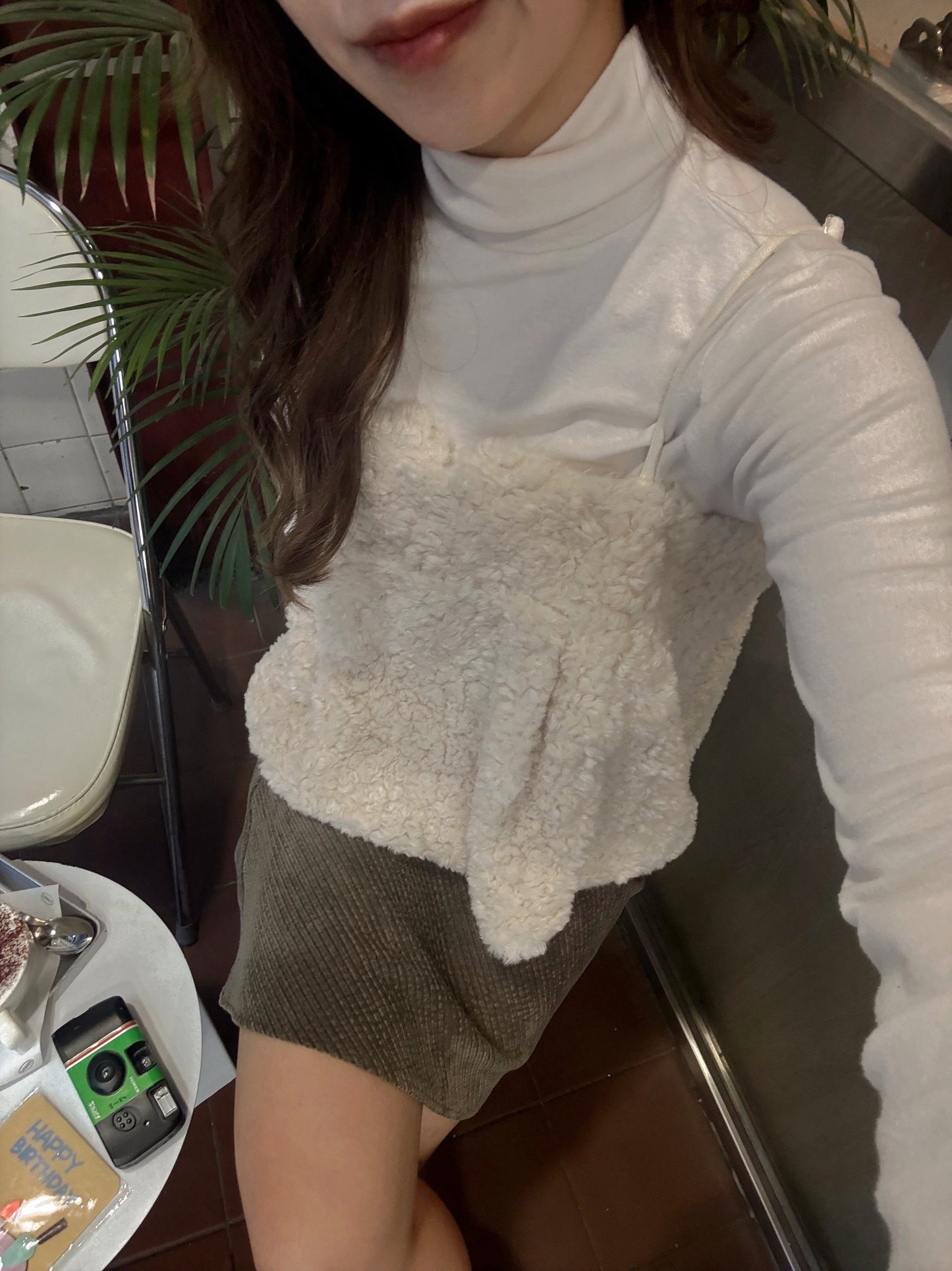 Coco fur bustier