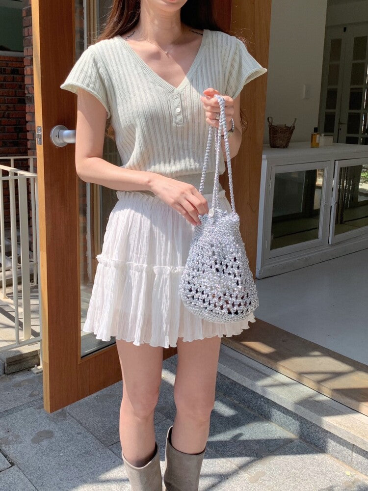 Glitter handmade bag