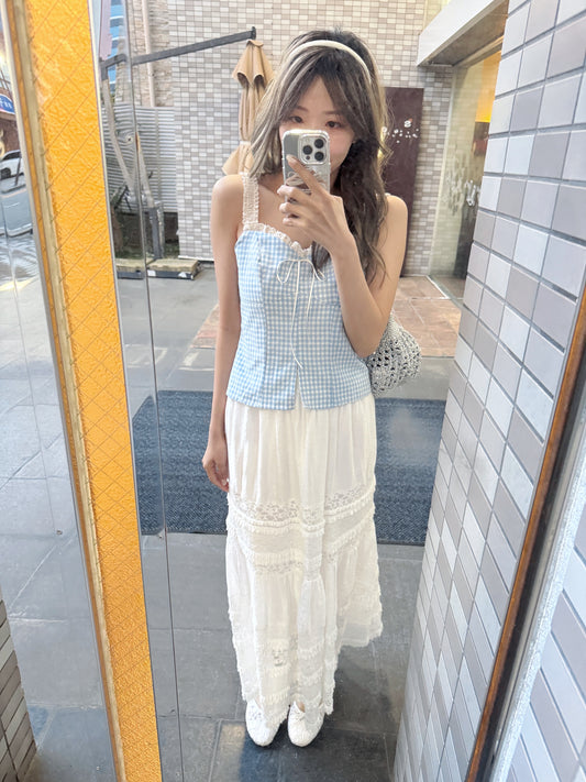Butterfly ruffle skirt
