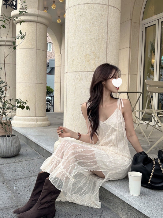 Bubbly see-through ops(2 colors)