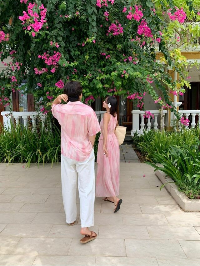 Soft blush couple look(2 colors)