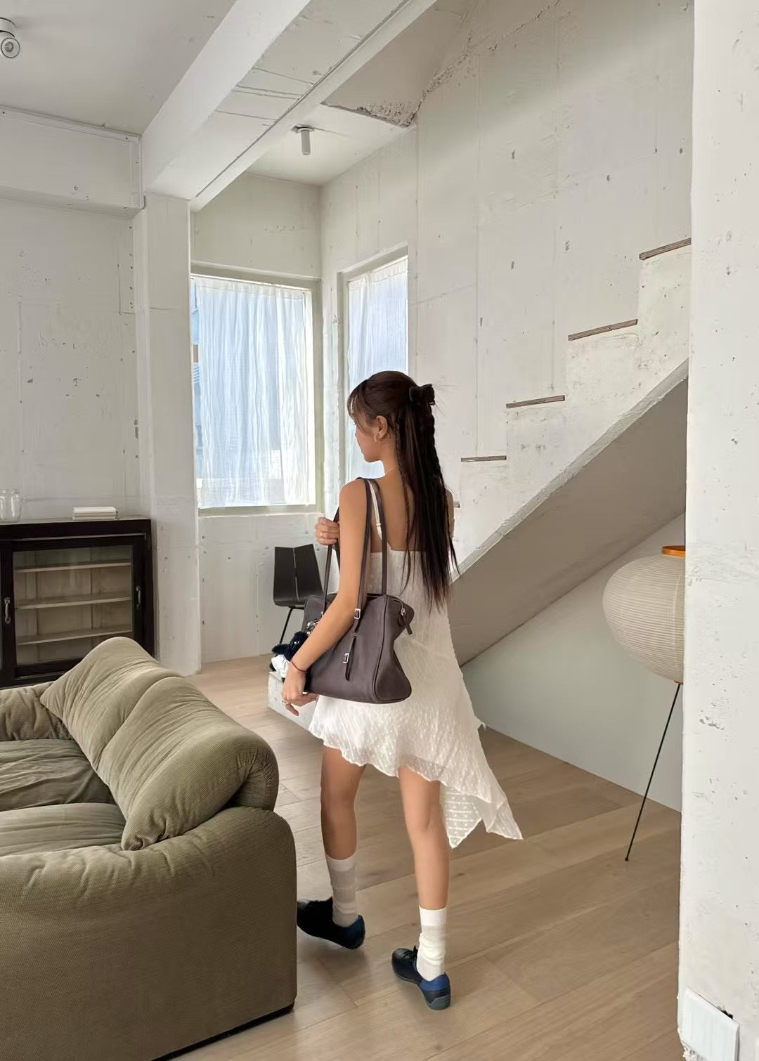 Herm slip dress