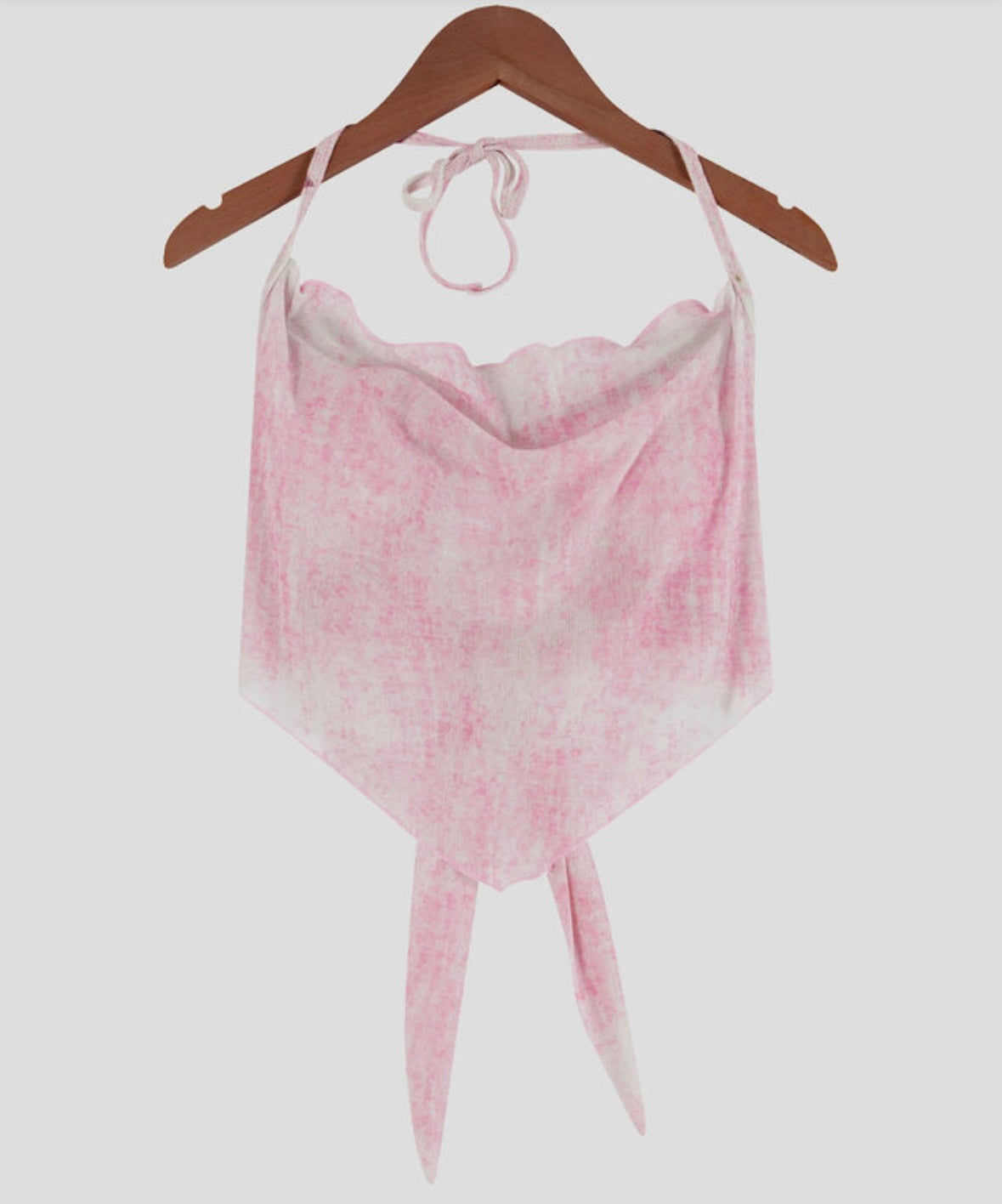 Pink printed bikini set
