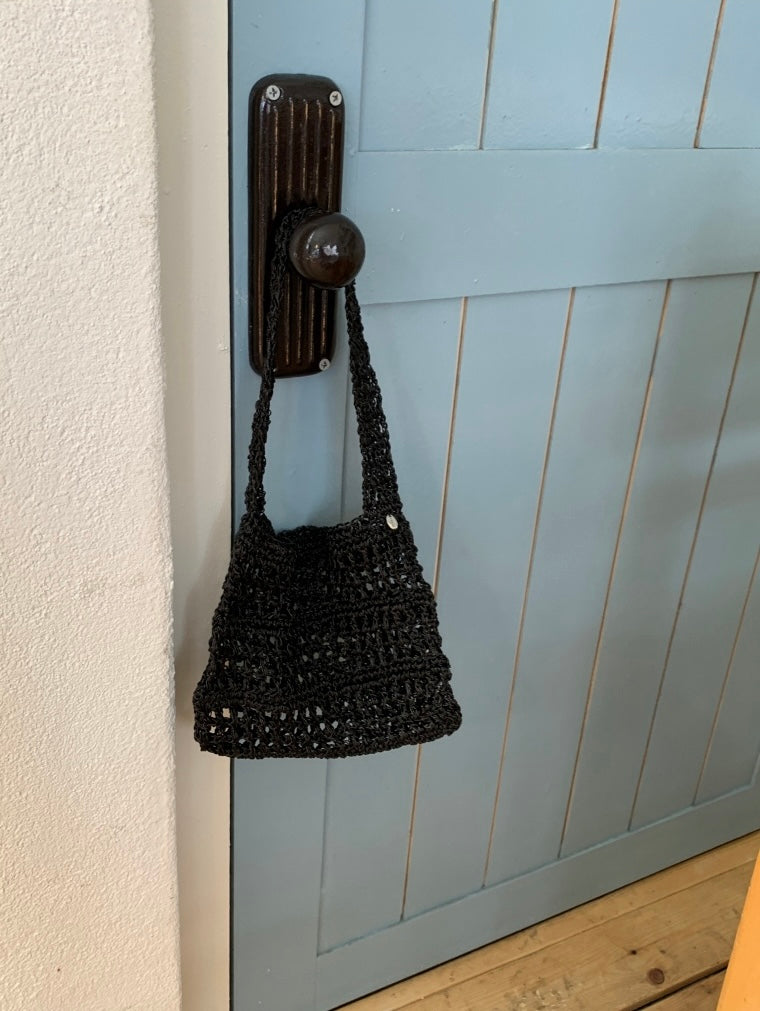 Silver net knit bag(2 colors)
