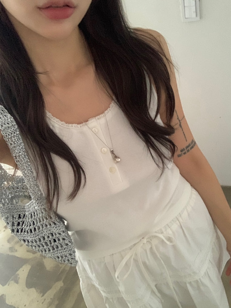 Silver net knit bag(2 colors)