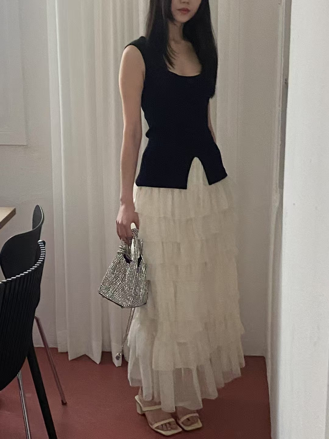 Milk layer skirt