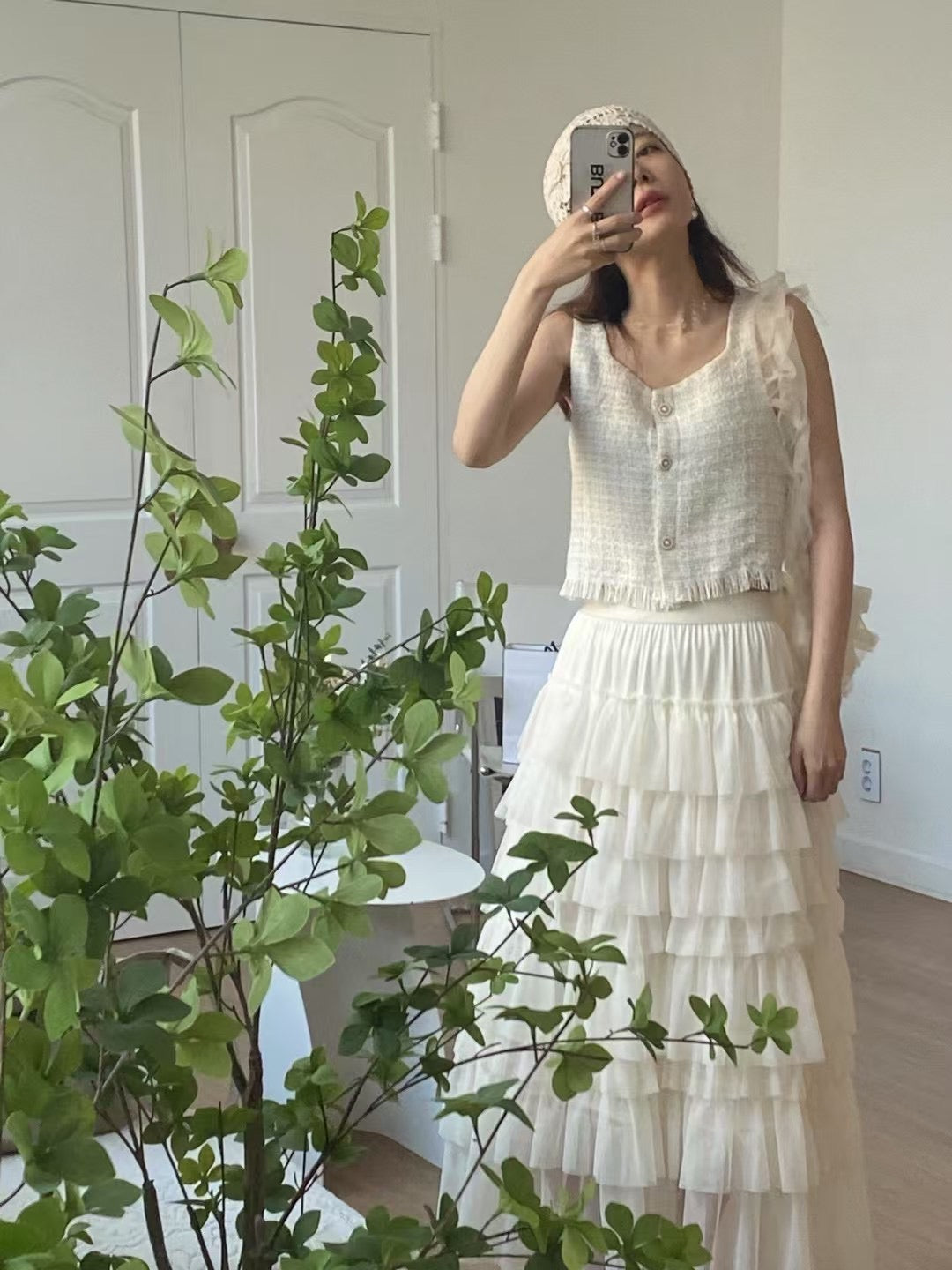 Milk layer skirt