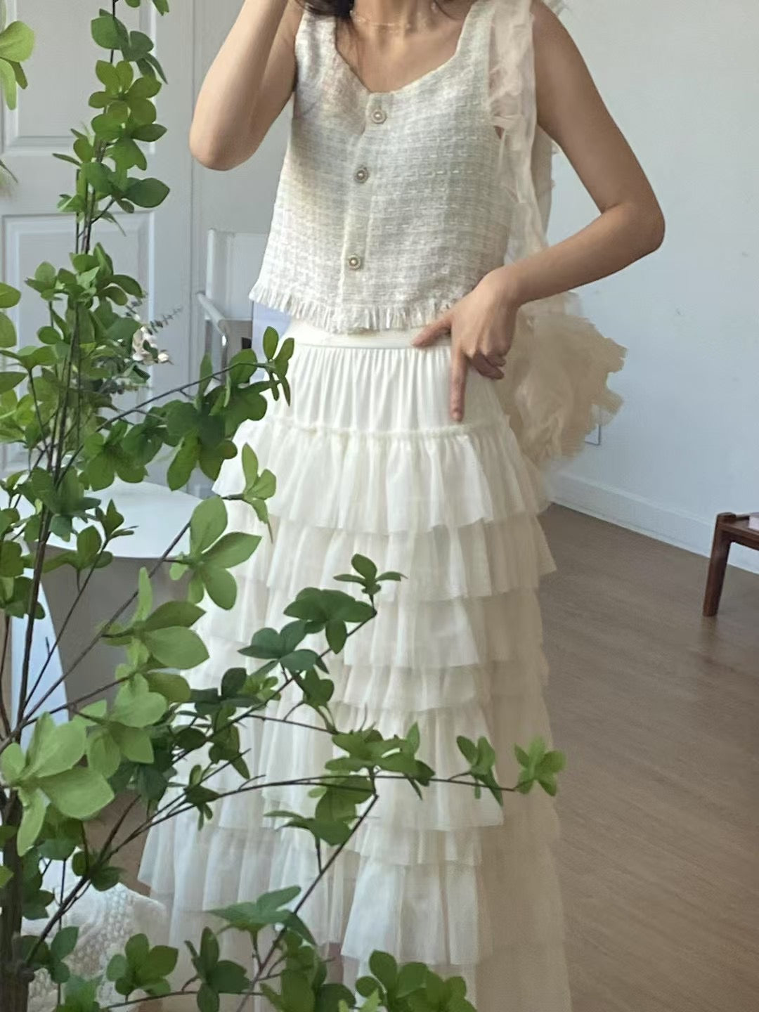 Milk layer skirt