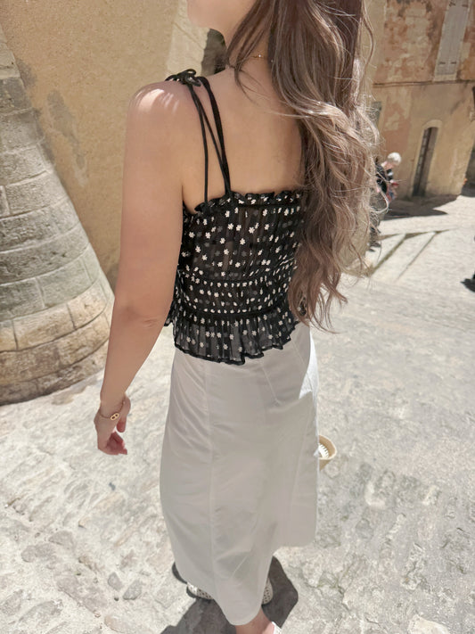 Little floral bustier(2 colors)