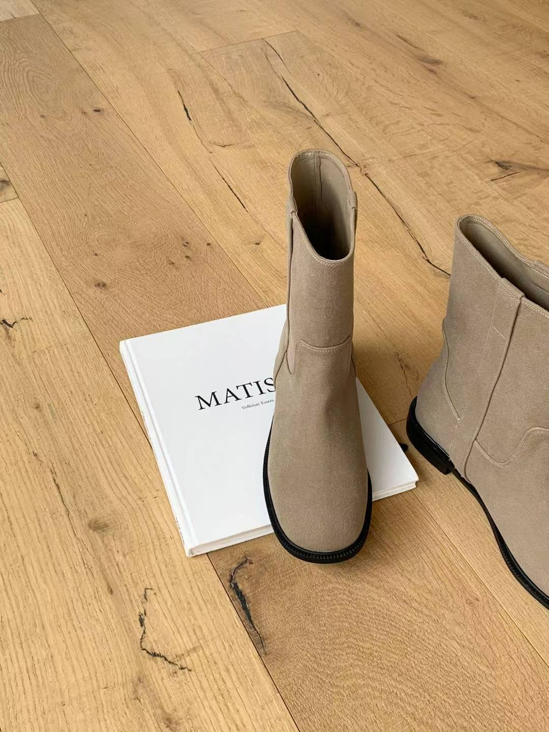 Waffle camel boots(3 colors)