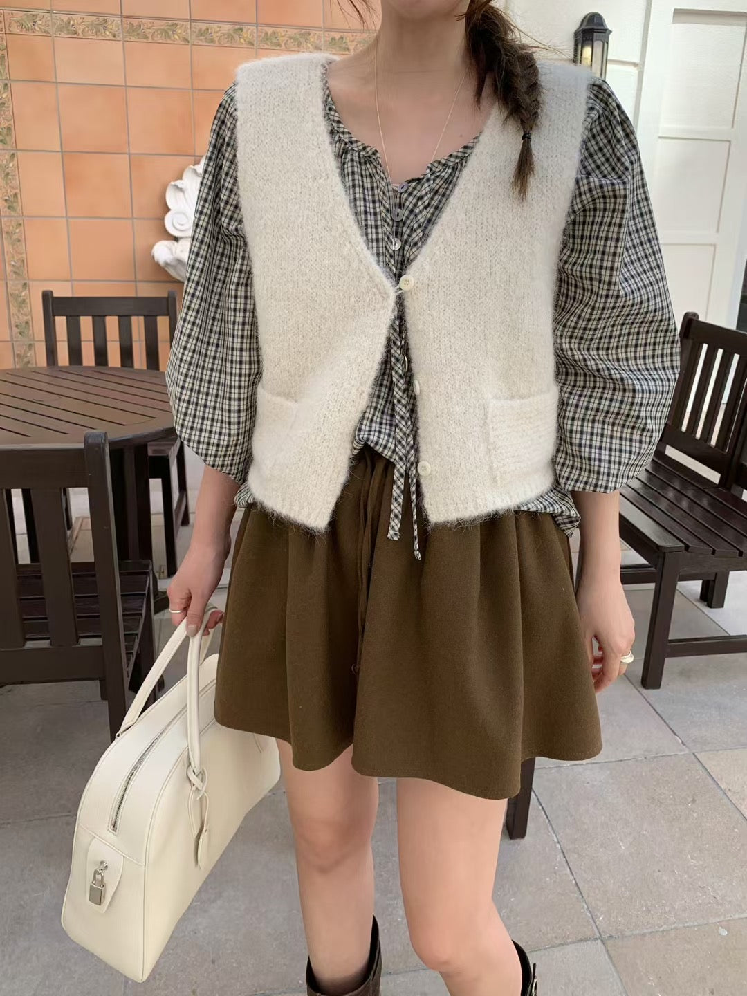 Alpaca wool vest