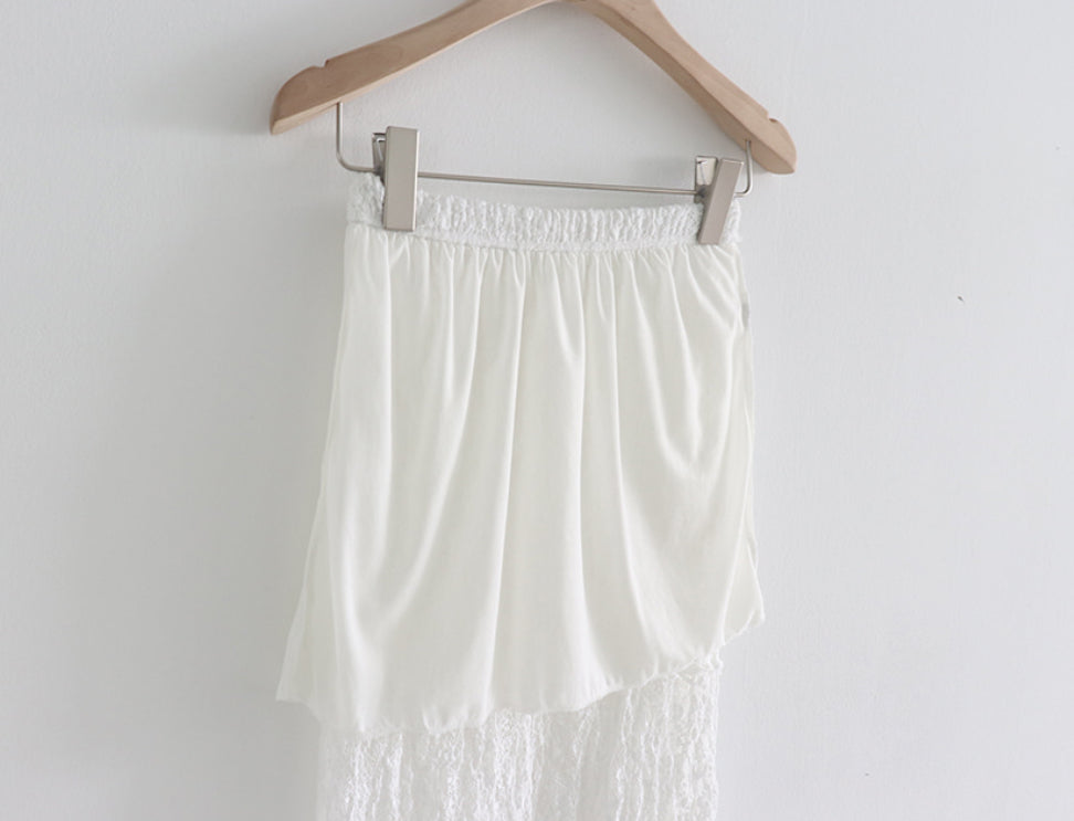 Lace banding skirt(new version)