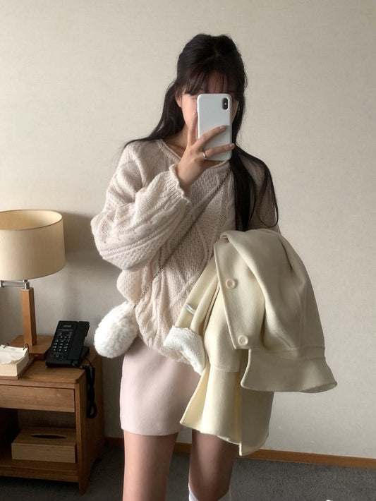 Lovely wool skirt(3 colors)