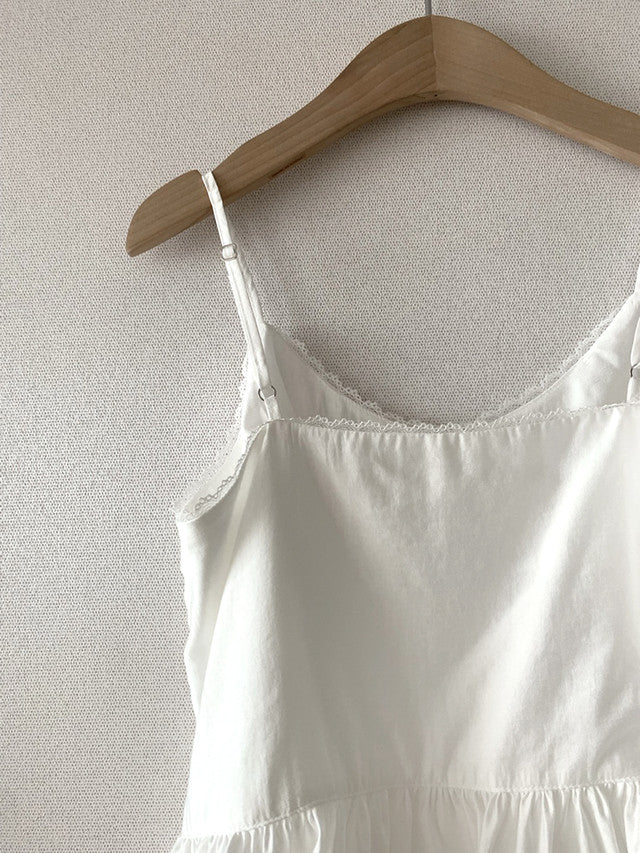 peach sleeveless blouse(2 colors)