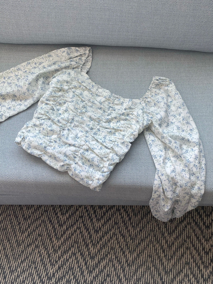 Lily shirring blouse