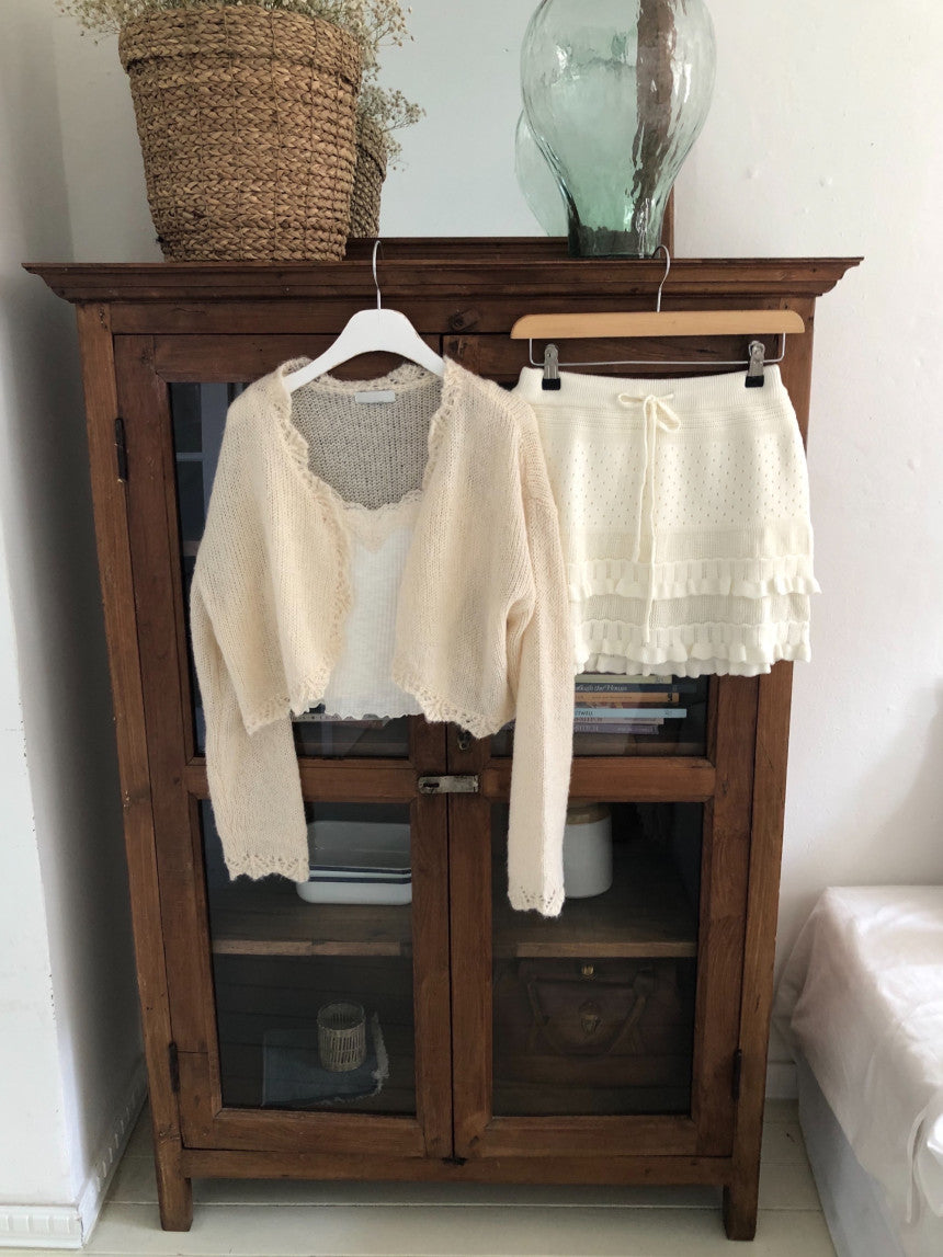 Fluffy cardigan
