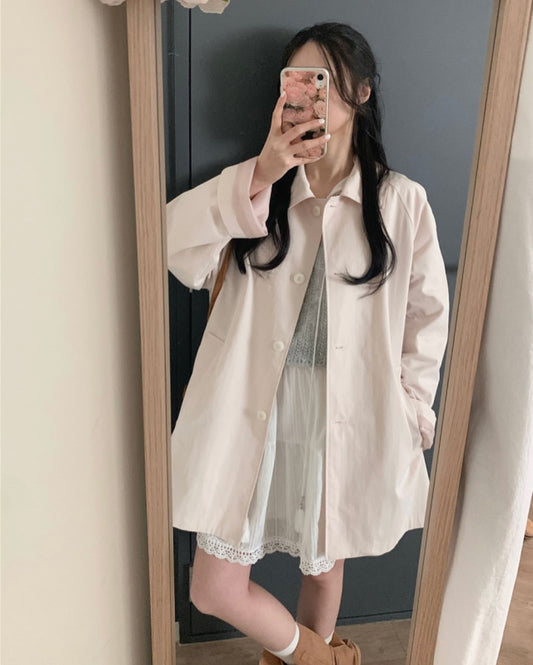 Primrose half trench coat