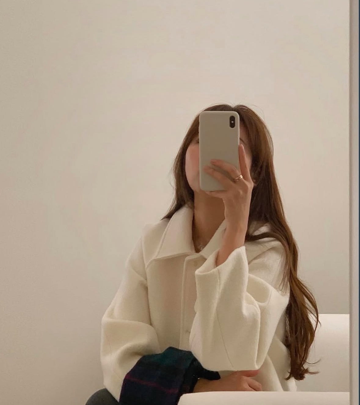 85 Alpaca + wool)Jace Alpaca Half Coat (3oz Quilted Lining)