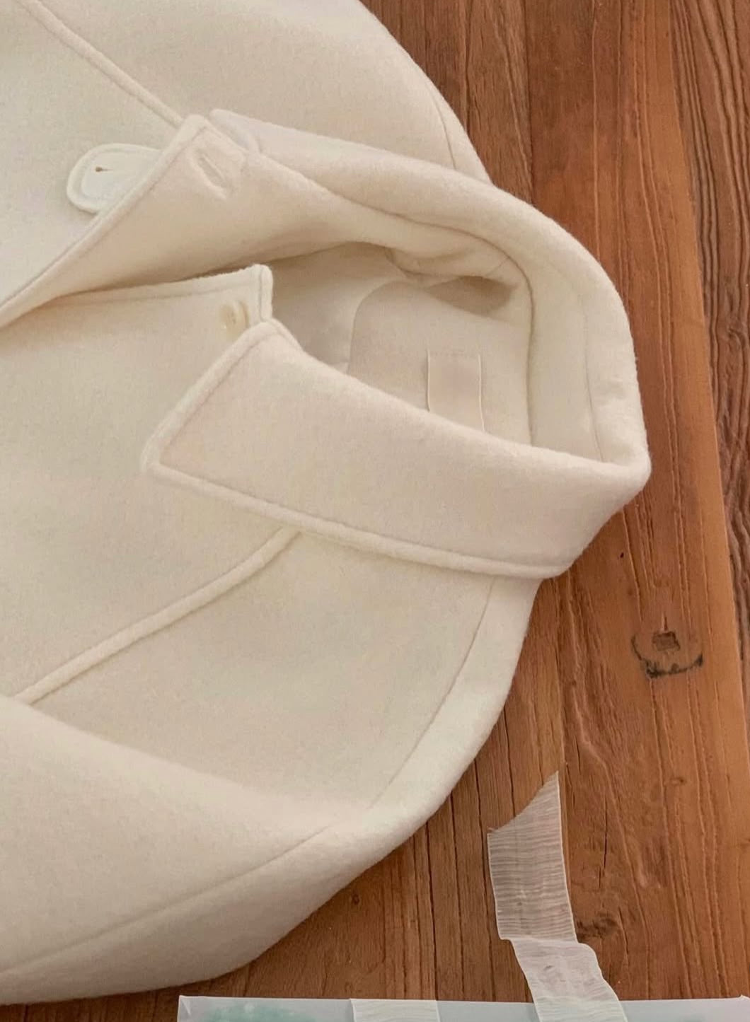 85 Alpaca + wool)Jace Alpaca Half Coat (3oz Quilted Lining)