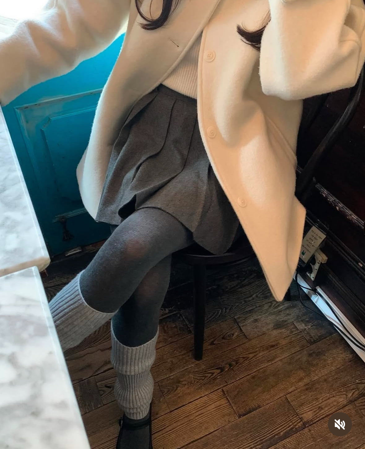 85 Alpaca + wool)Jace Alpaca Half Coat (3oz Quilted Lining)