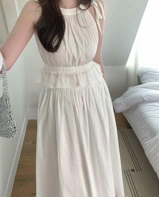 Mui ribbon two-piece set