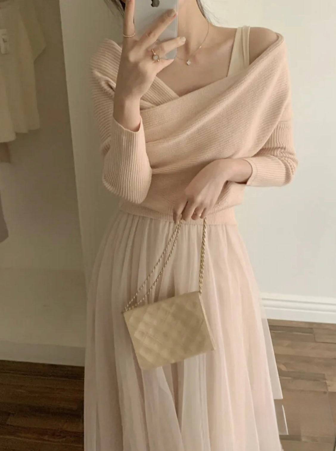 Fall in ballet set(3 colors)