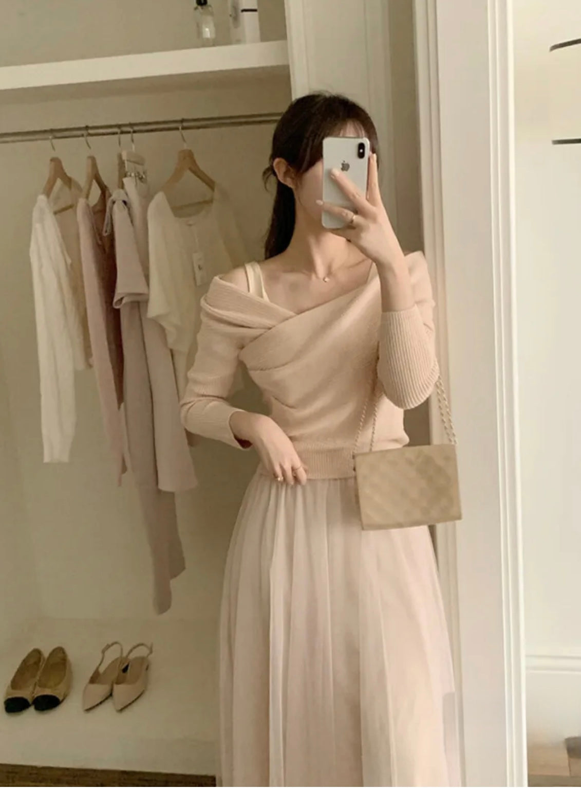 Fall in ballet set(3 colors)
