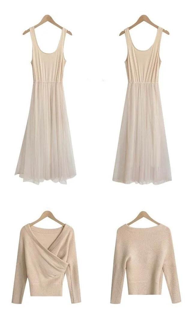Fall in ballet set(3 colors)