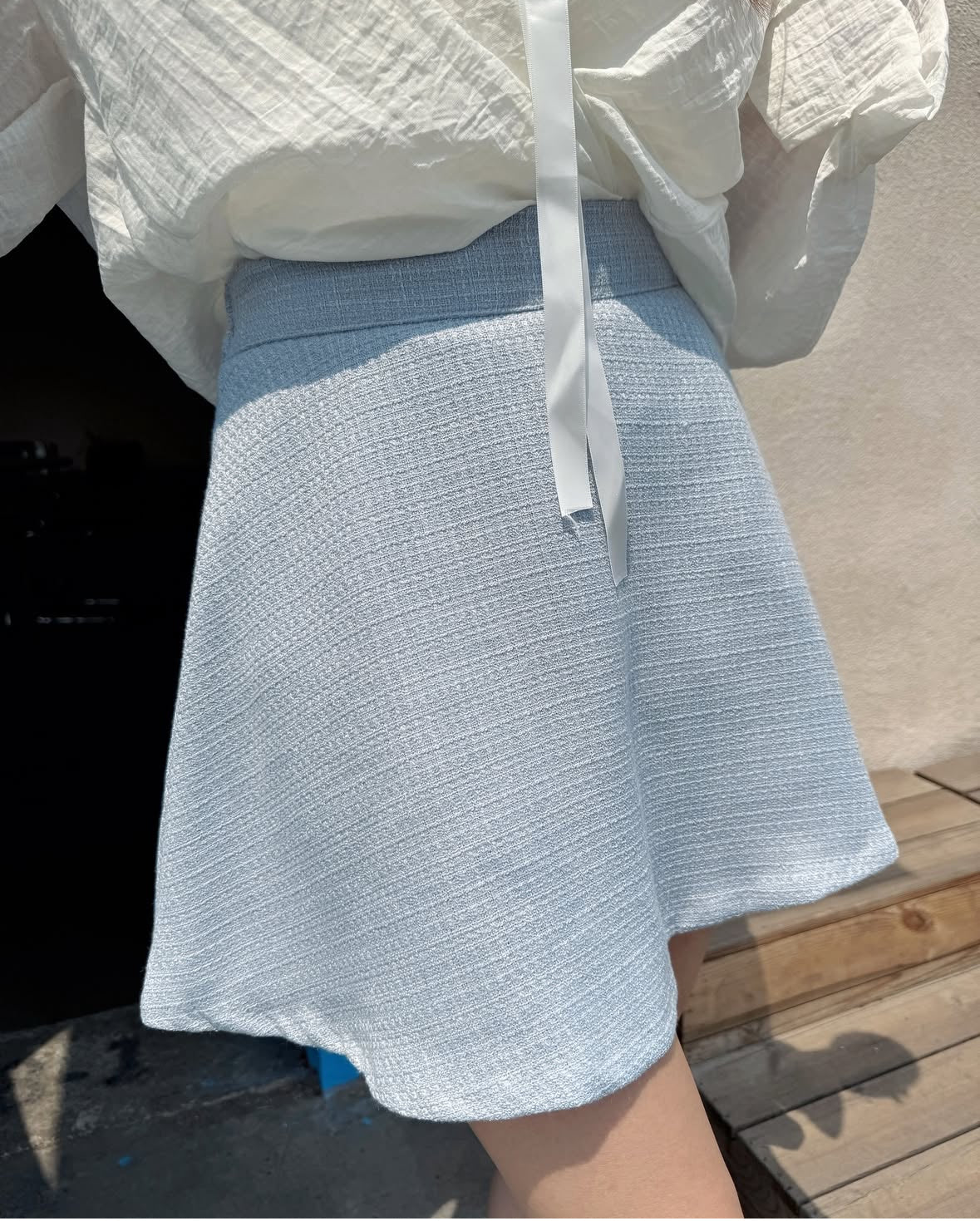 Beez tweed skirt(2 colors)