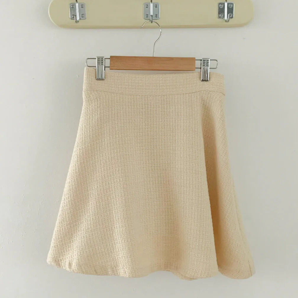 Beez tweed skirt(2 colors)