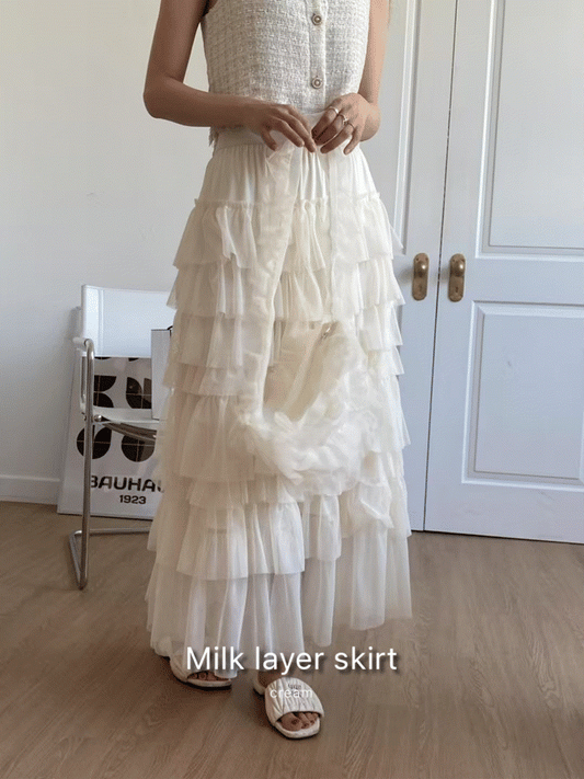 Milk layer skirt