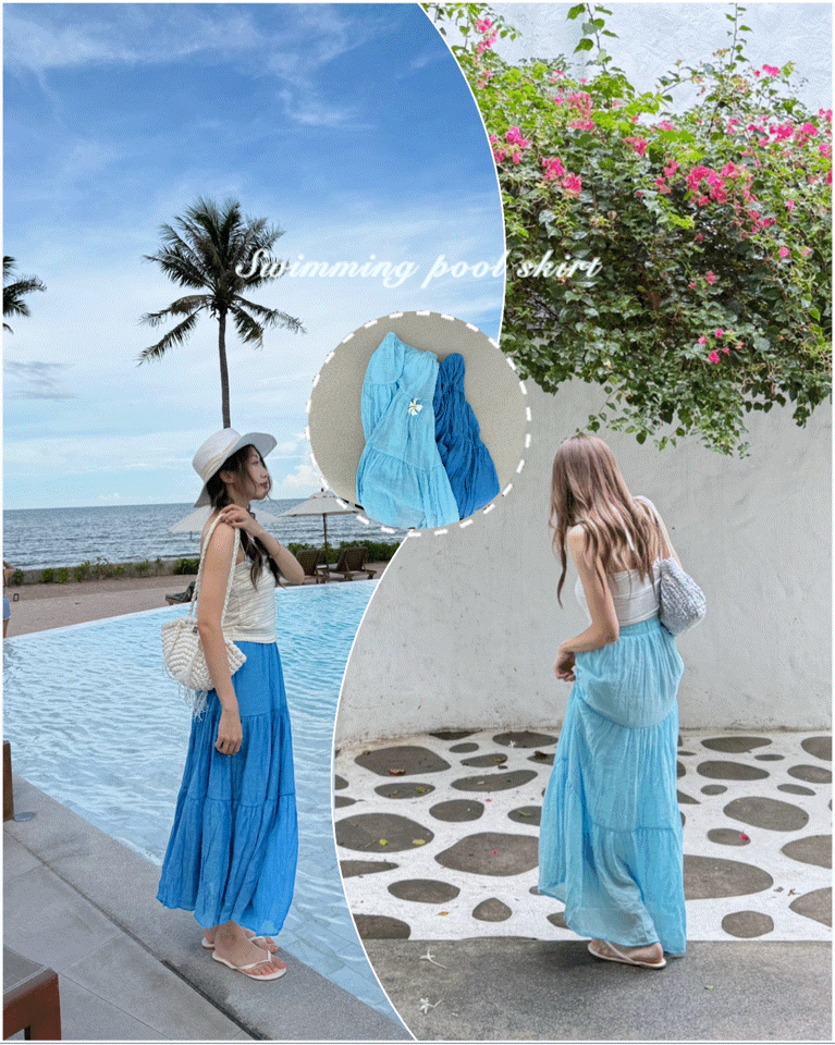 Swimming pool skirt(2 colors)