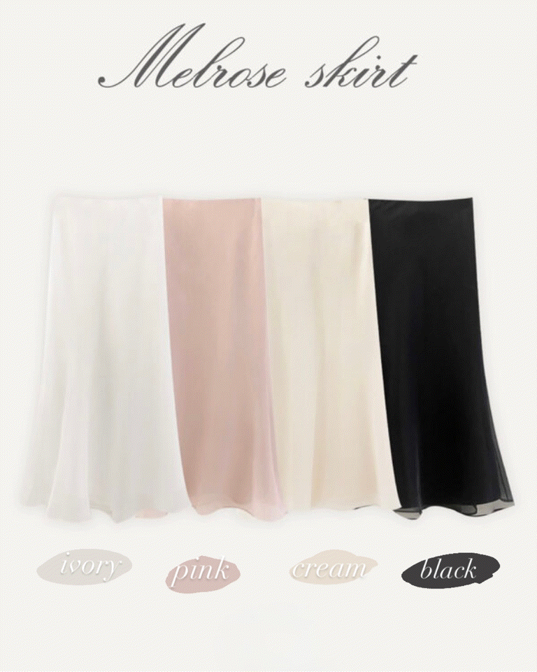 Melrose skirt(4 colors)