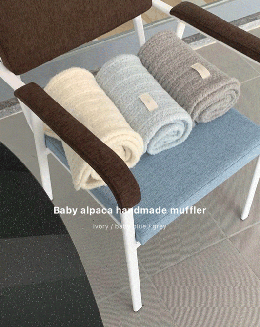 Baby alpaca handmade coat