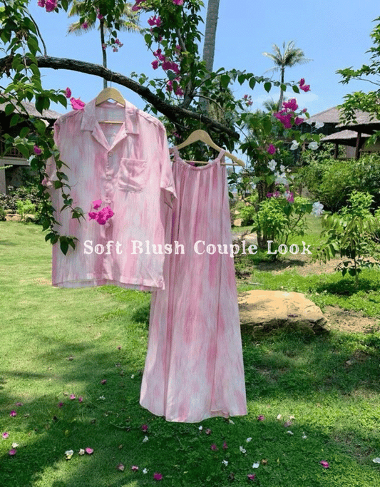 Soft blush couple look(2 colors)