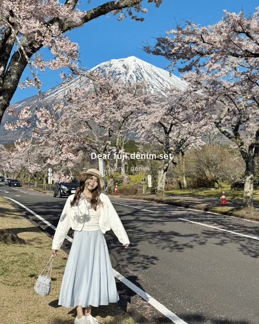 Dear fuji denim set(2 colors)