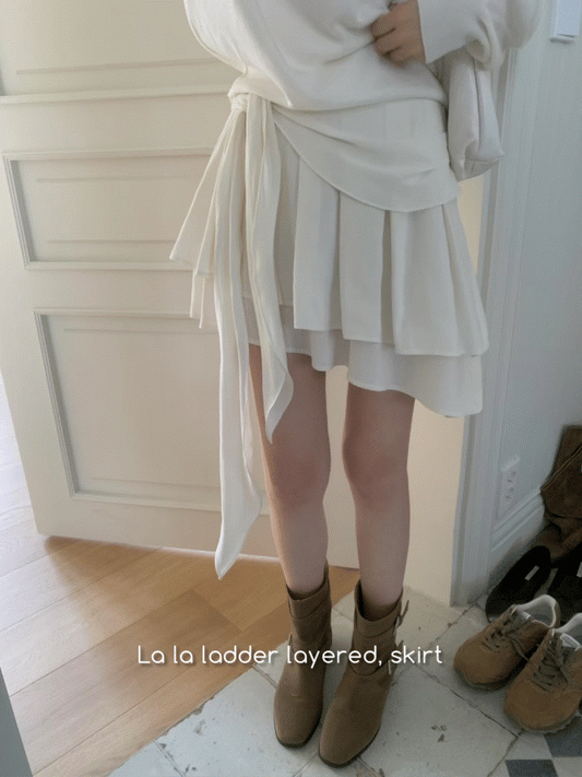 La la ladder layered, skirt