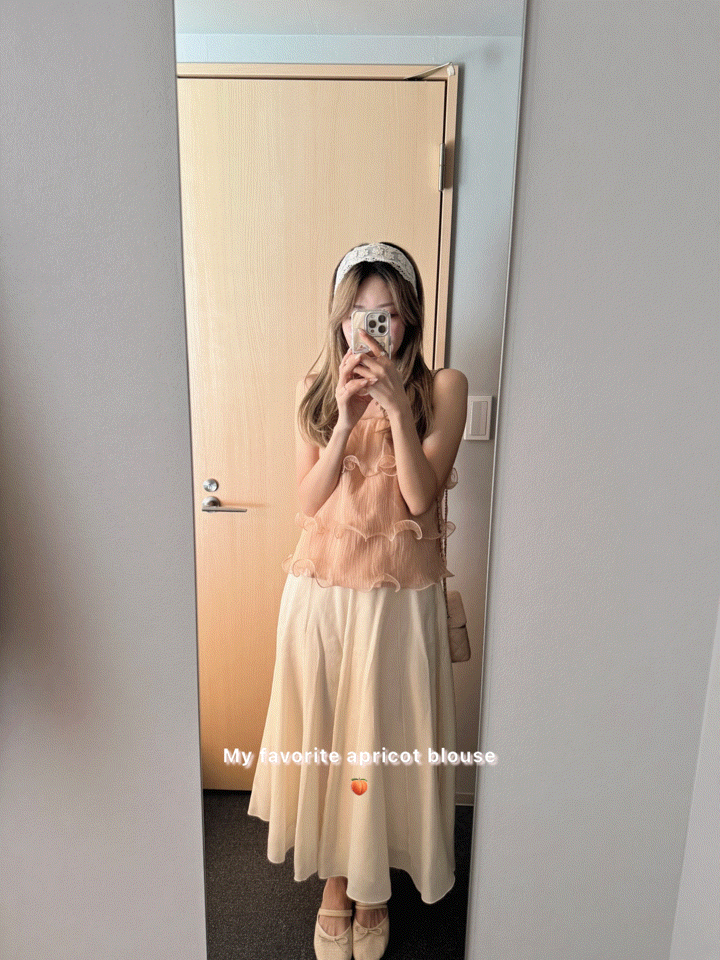 My favorite apricot blouse