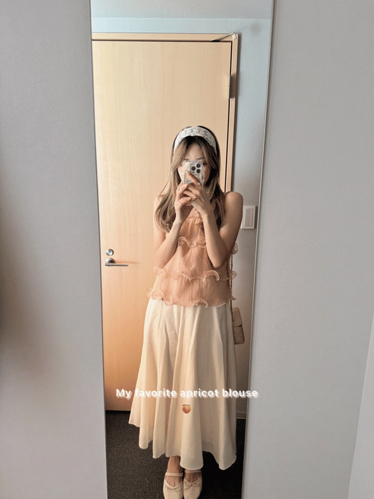 My favorite apricot blouse