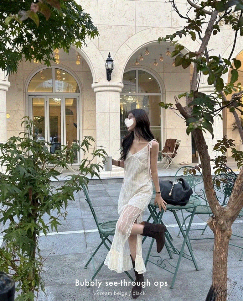 Bubbly see-through ops