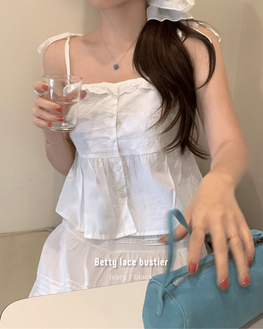Betty lace bustier(2 colors)