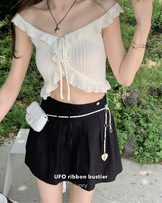 UFO ribbon bustier