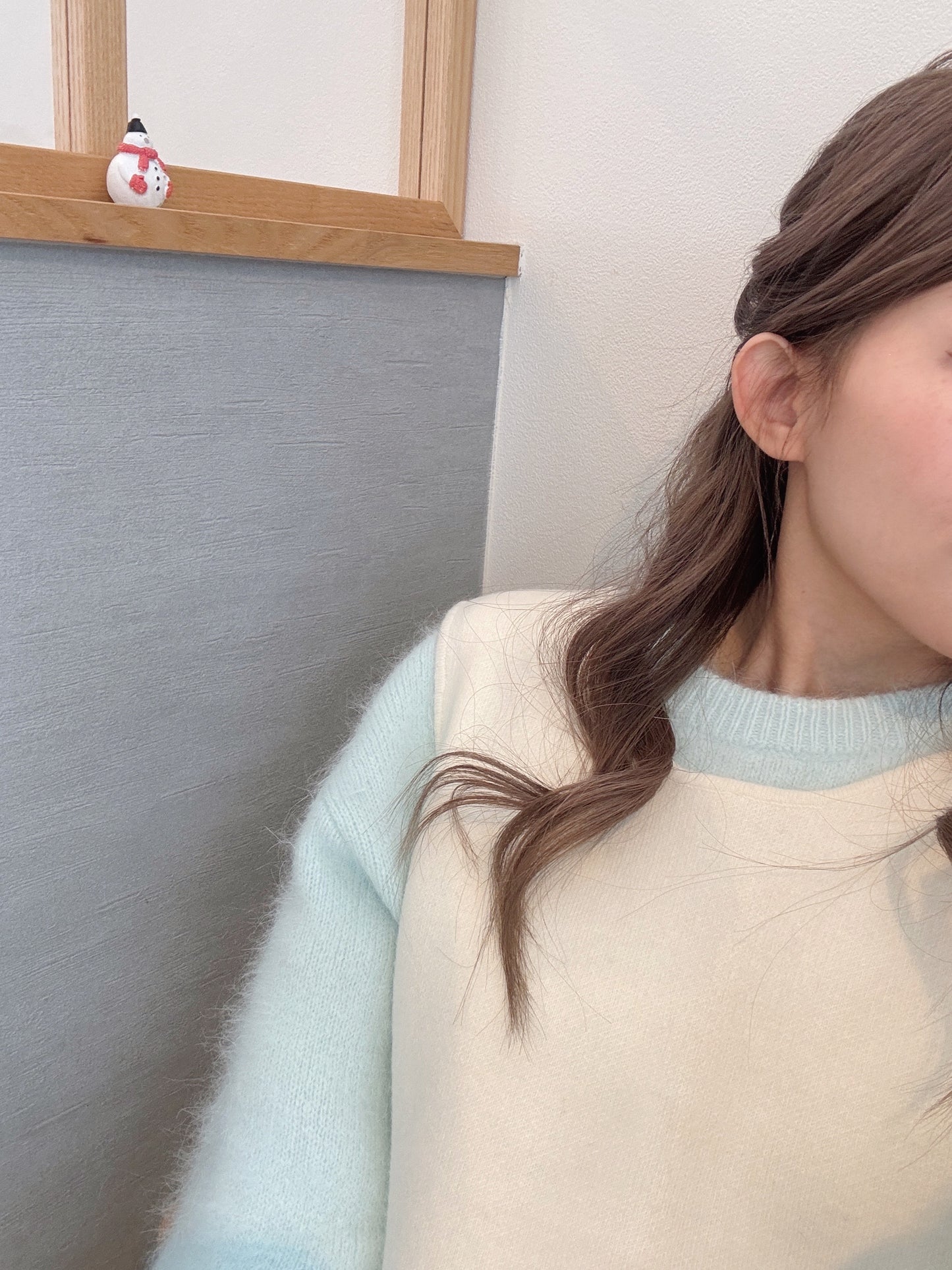 The first snow knit/ops