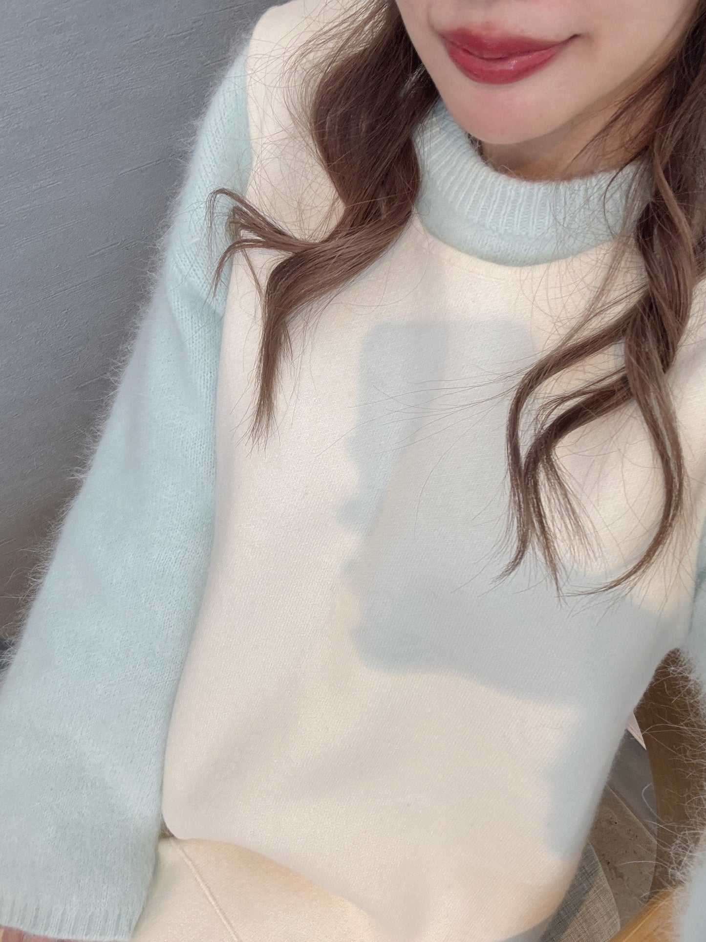 The first snow knit/ops