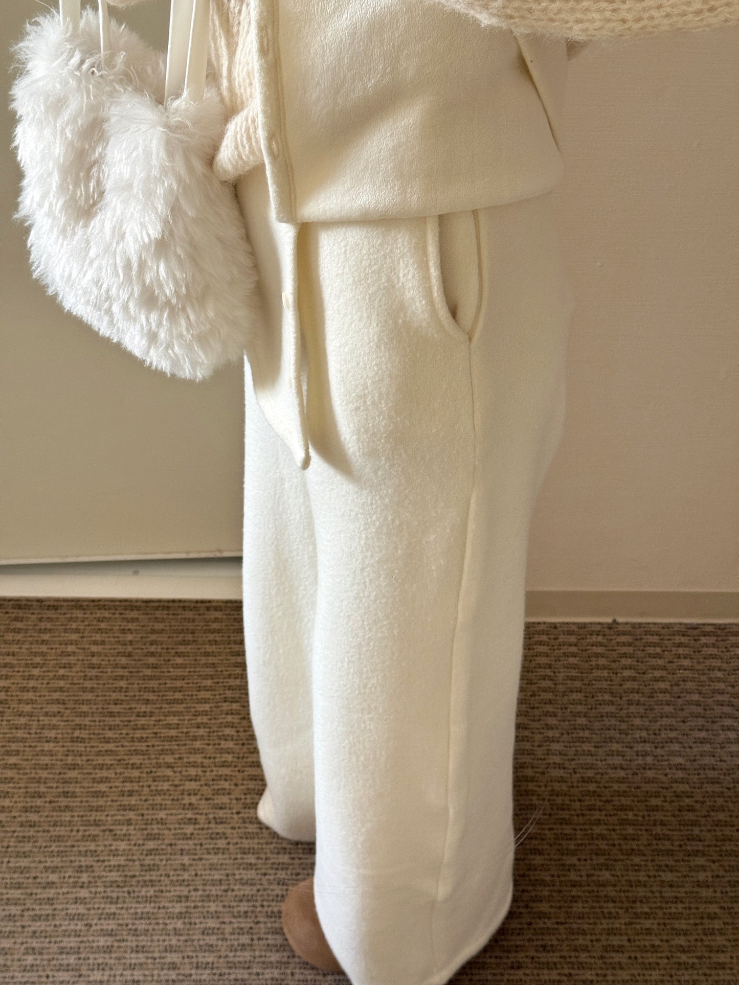 內加絨｜Warm and easy pants SET(2 colors)