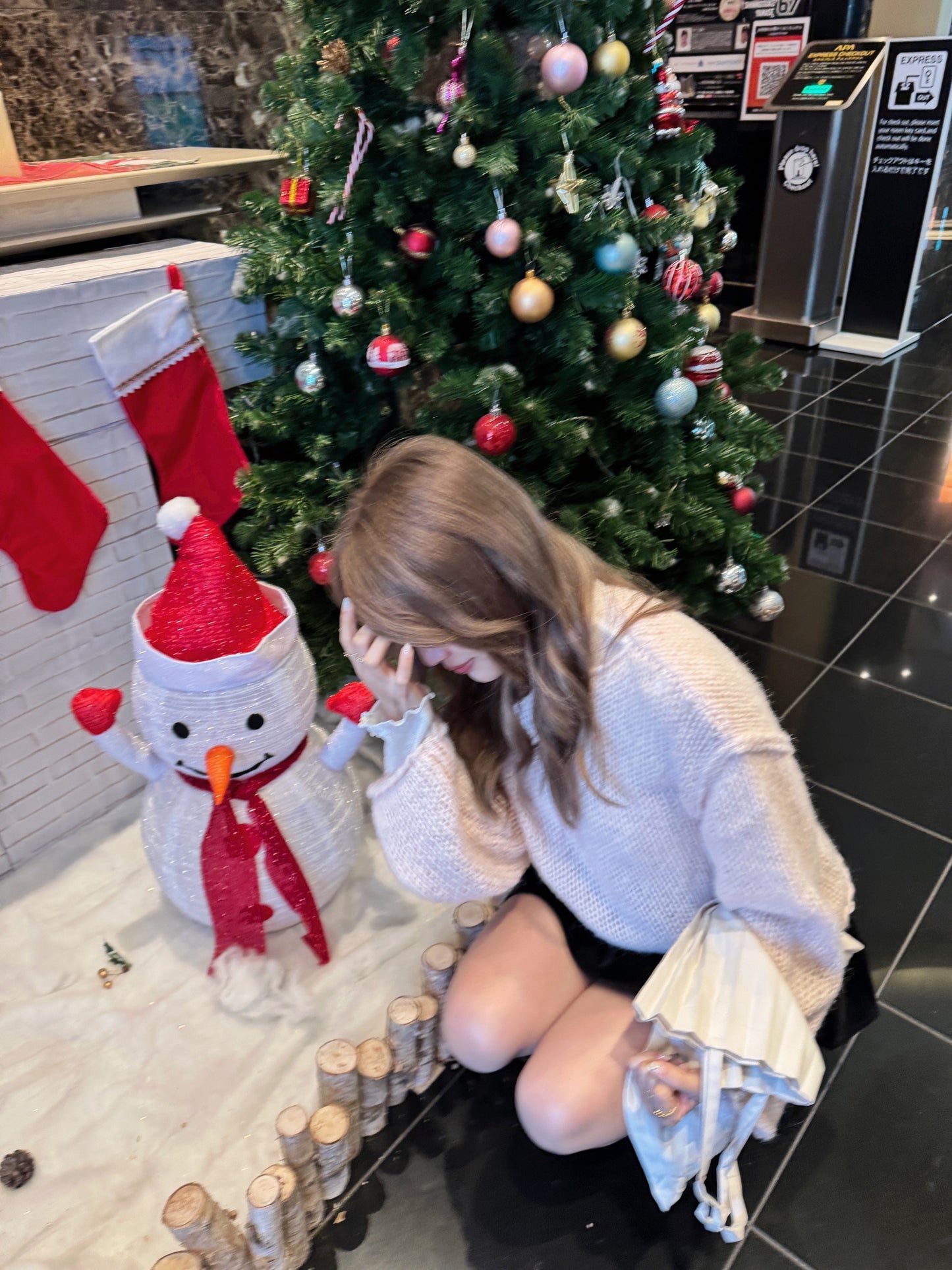 Good morning alpaca knit(2 colors)